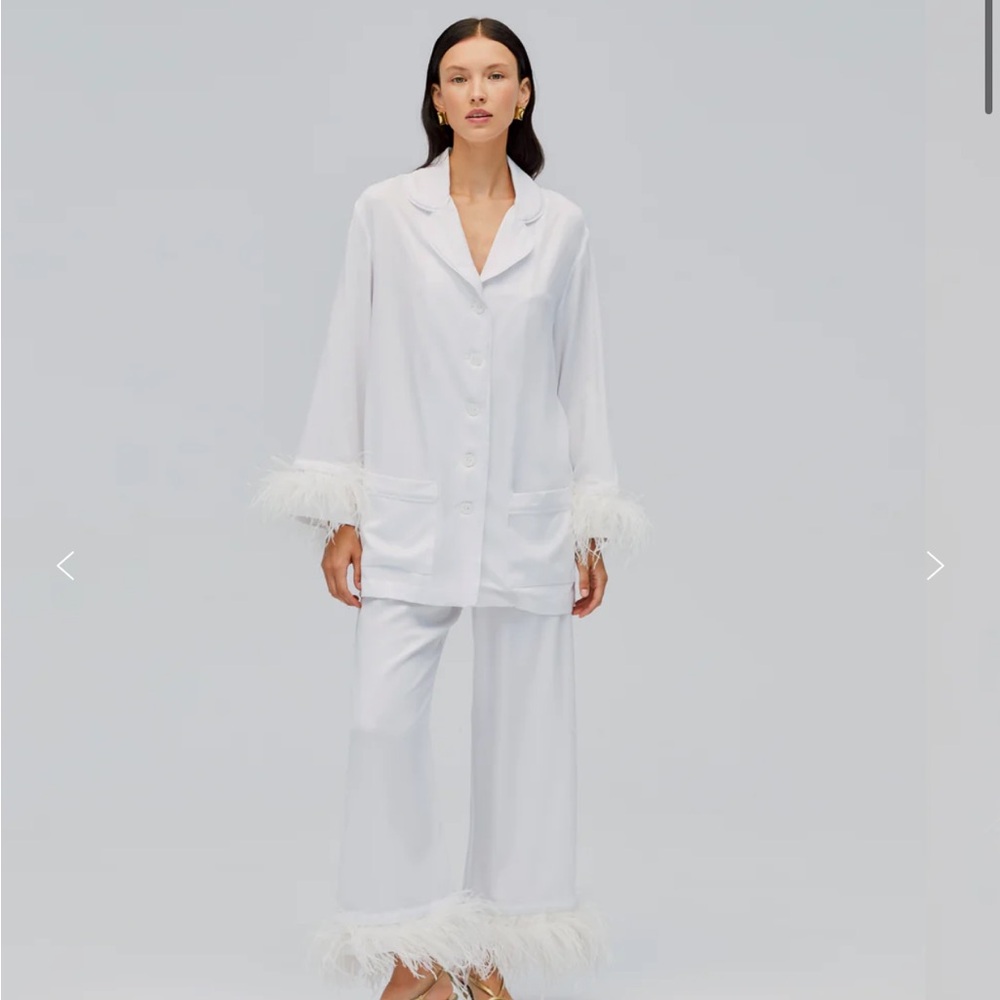 Sleeper White Classic Pajama Set bridal